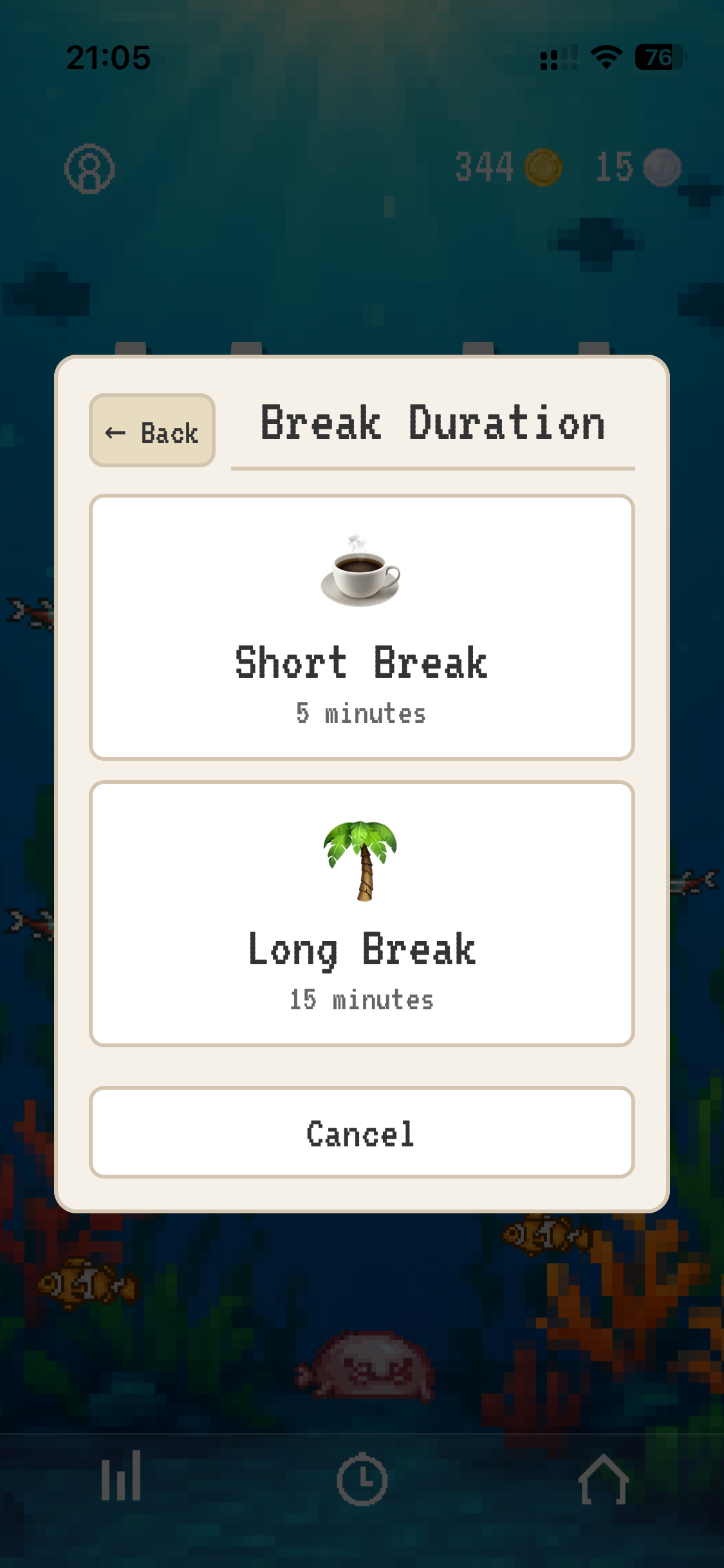 Break options